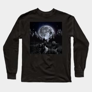 Night in the Forest Long Sleeve T-Shirt